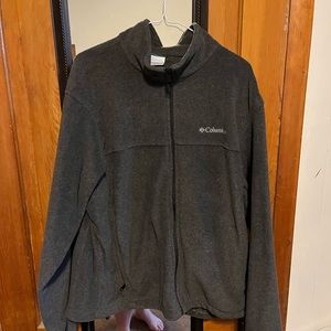 XL grey Columbia full zip fleece